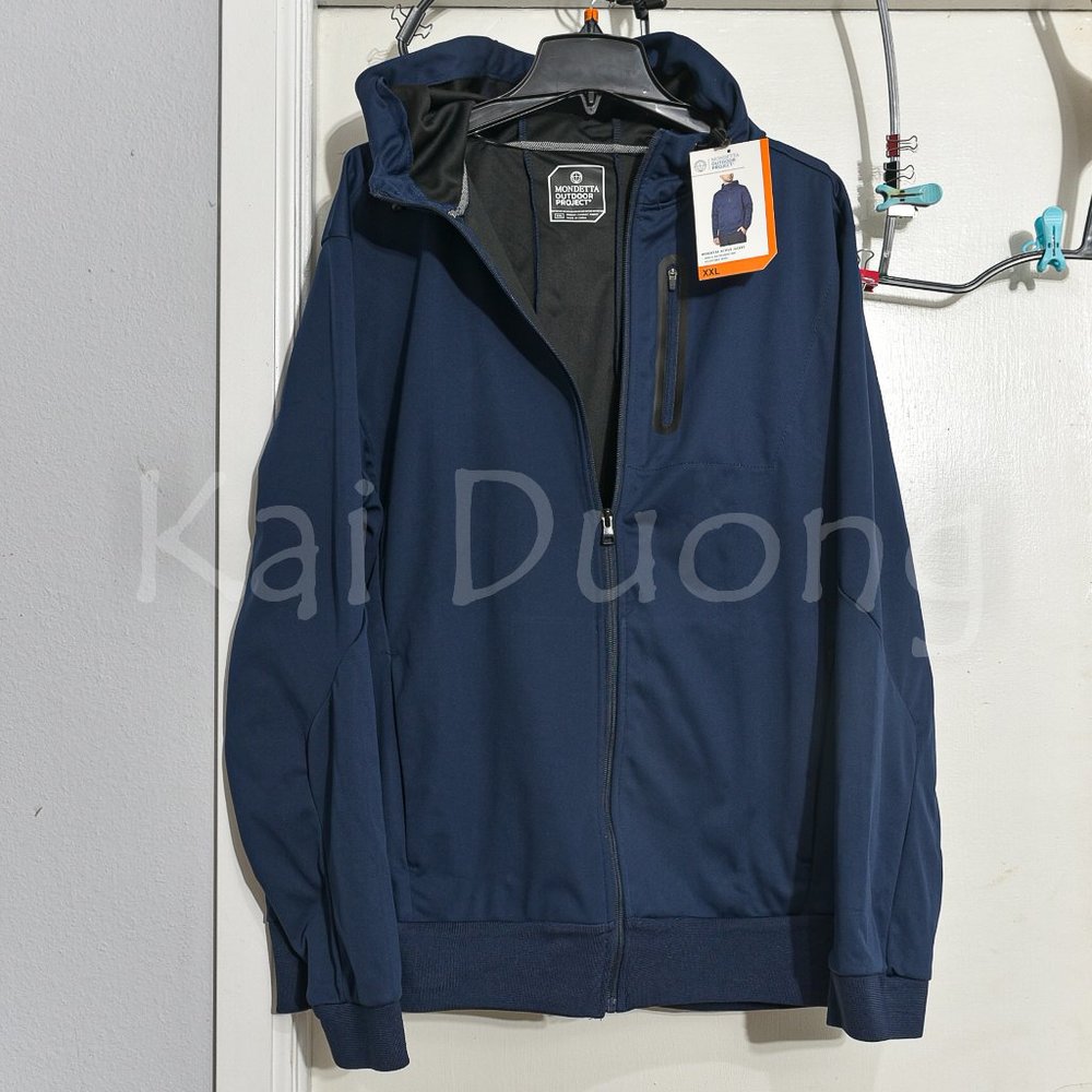 Mondetta Men‎ full zip  Hoodie Jacket Blue